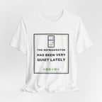 The Refrigerator Has Been Very Quiet Lately Funny Anime T-Shirt - original anime design, view 3