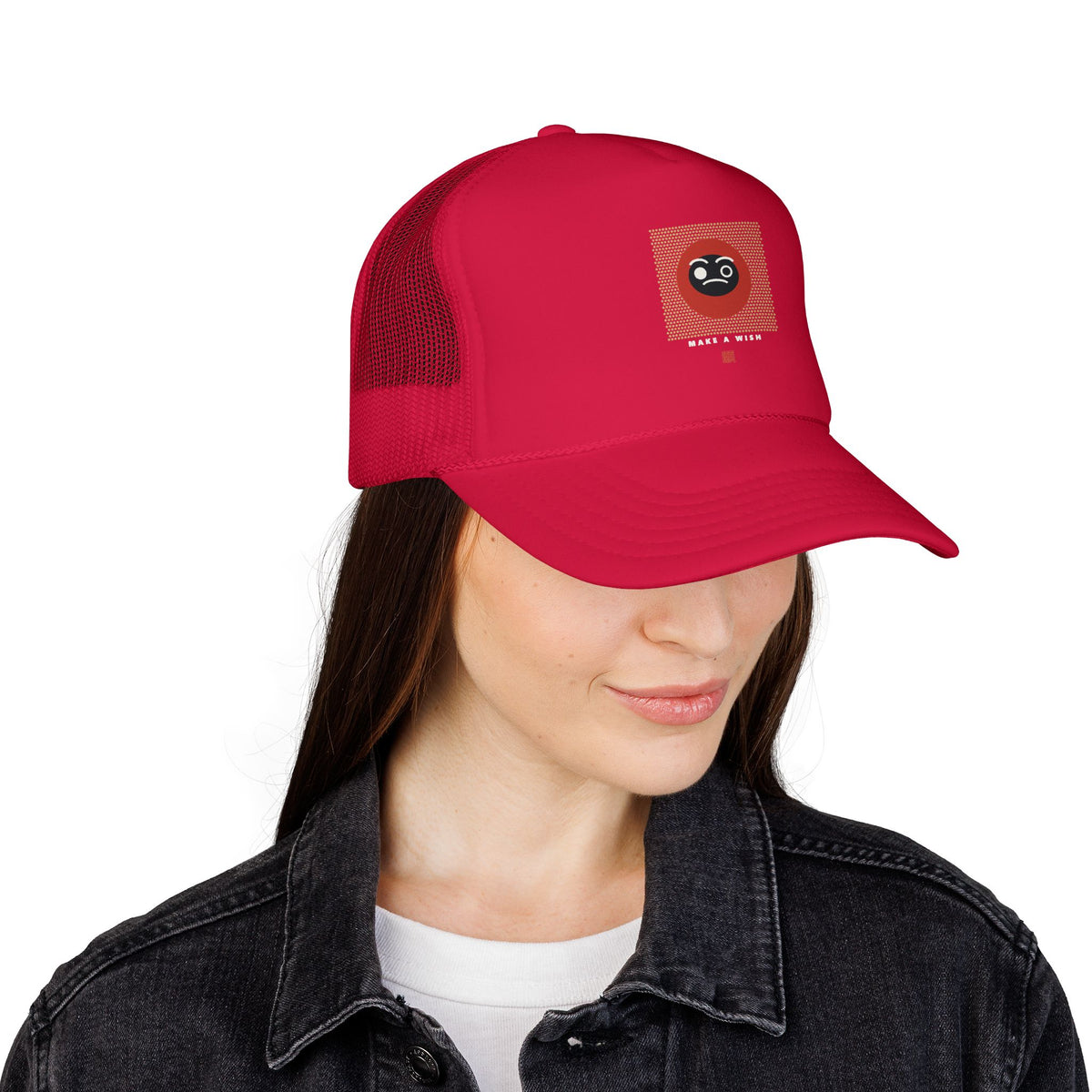 Daruma Wish Trucker Cap - original anime design, view 39