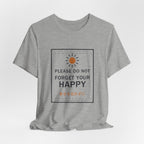 Please Do Not Forget Your Happy Funny Anime T-Shirt - original anime design, view 15