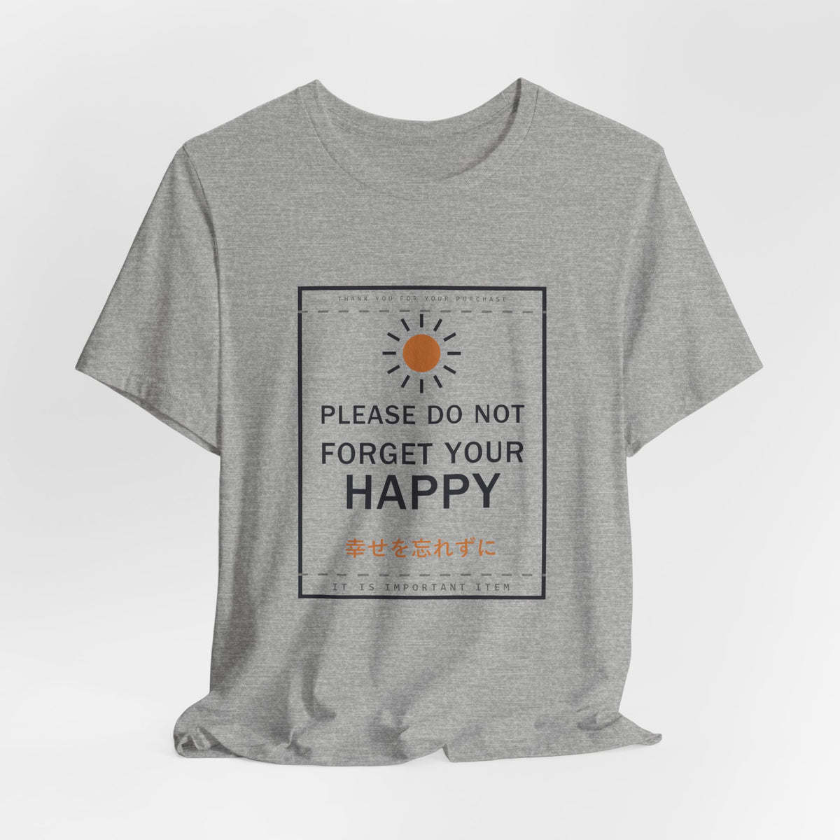 Please Do Not Forget Your Happy Funny Anime T-Shirt - original anime design, view 15