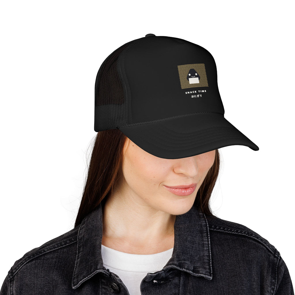 Snack Time Trucker Cap - original anime design, view 3