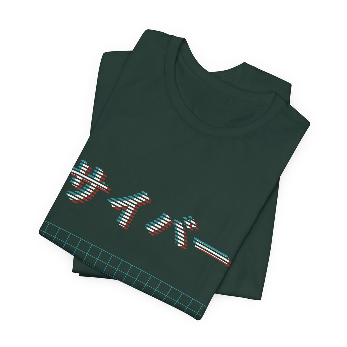 Cyber Glitch Anime T-Shirt - original anime design, view 12