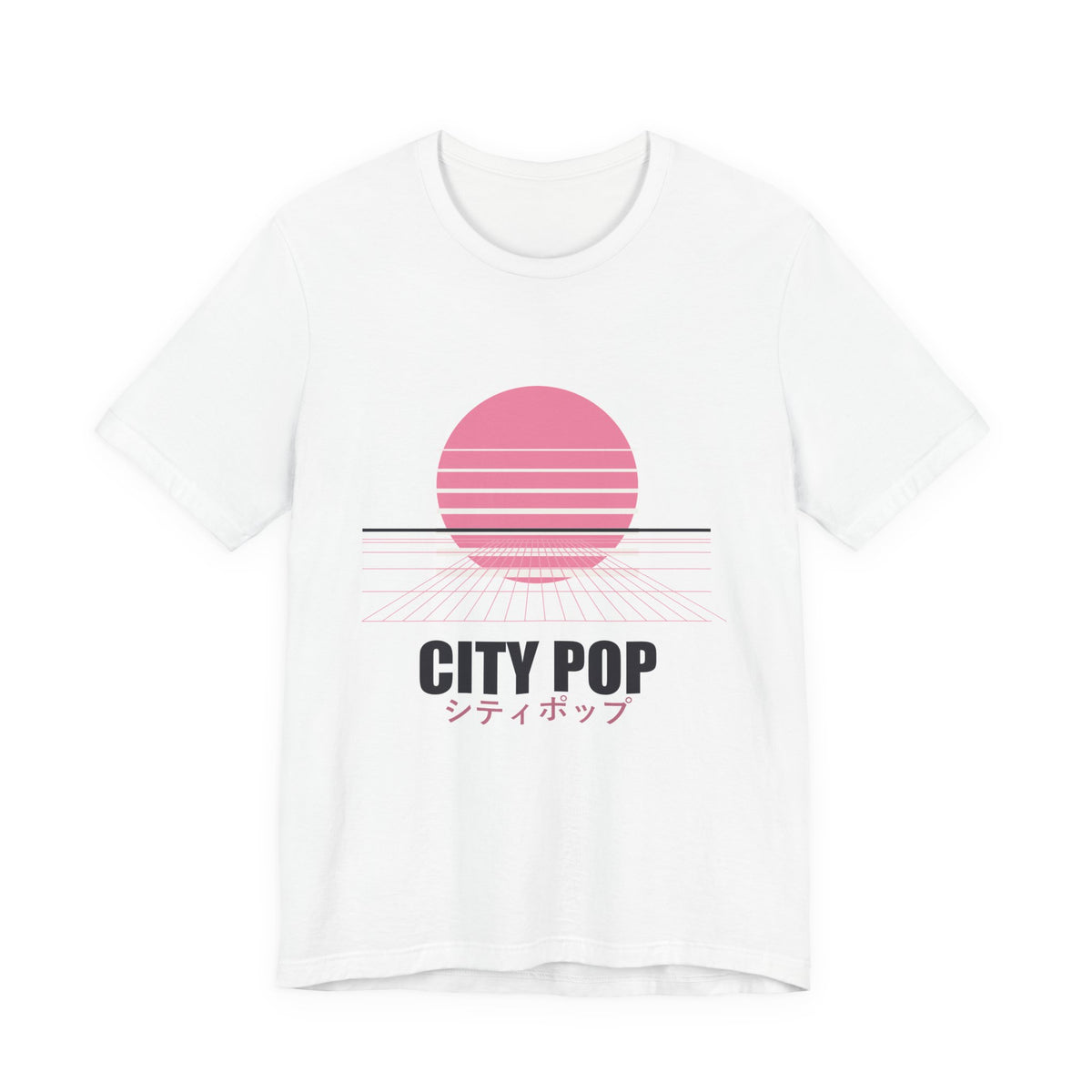 City Pop Anime T-Shirt in White
