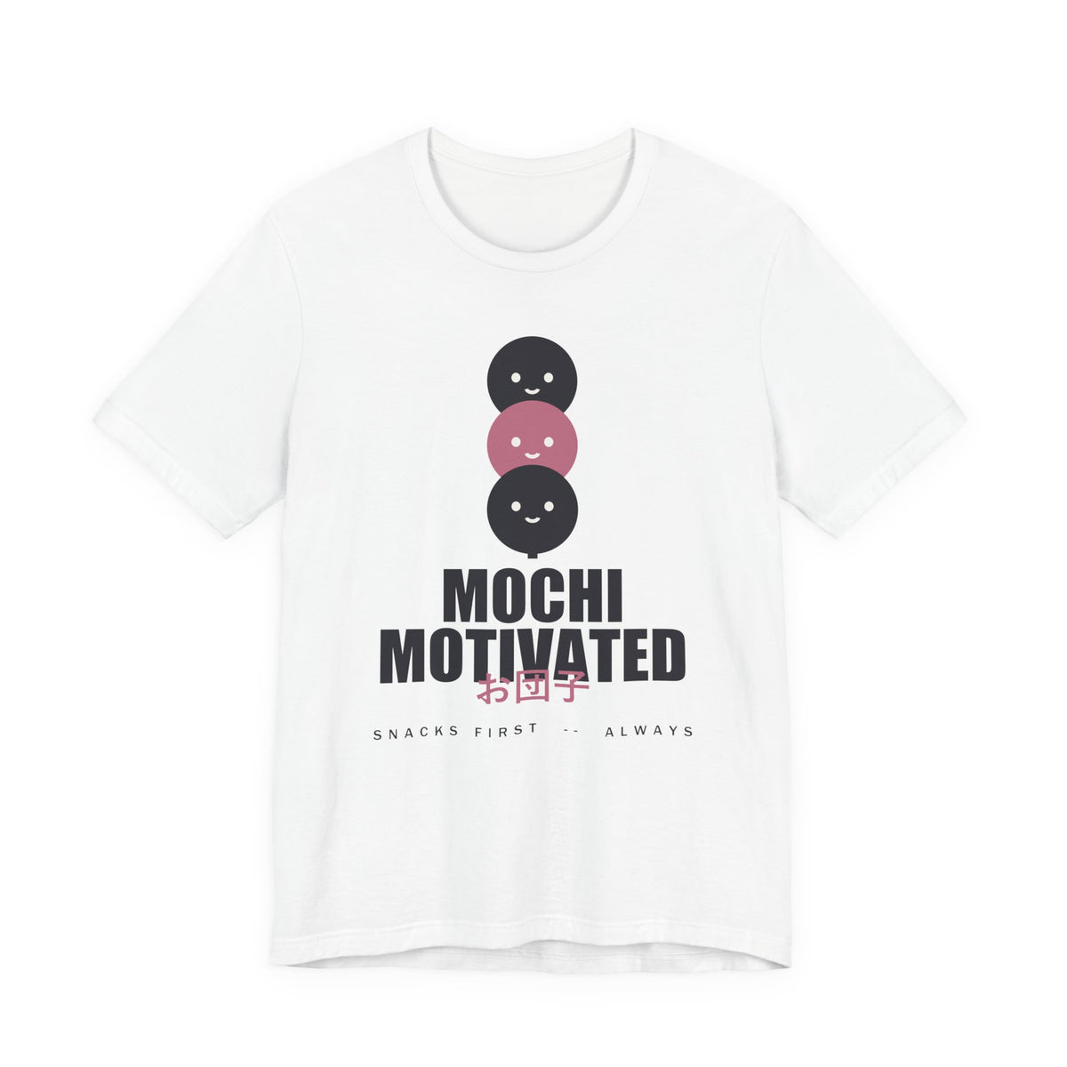 Mochi Motivated Anime T-Shirt in White