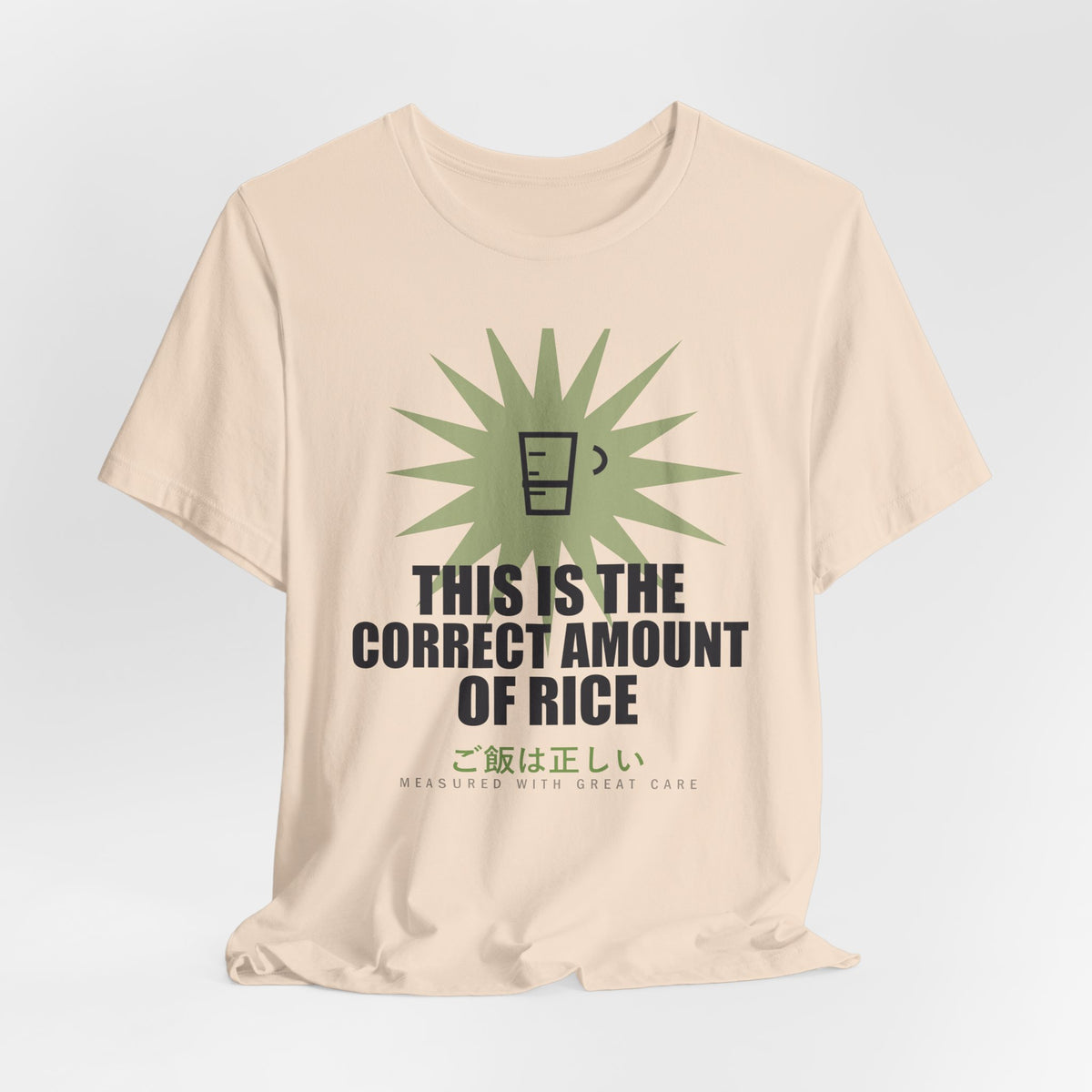 This Is The Correct Amount Of Rice Funny Anime T-Shirt - original anime design, view 9