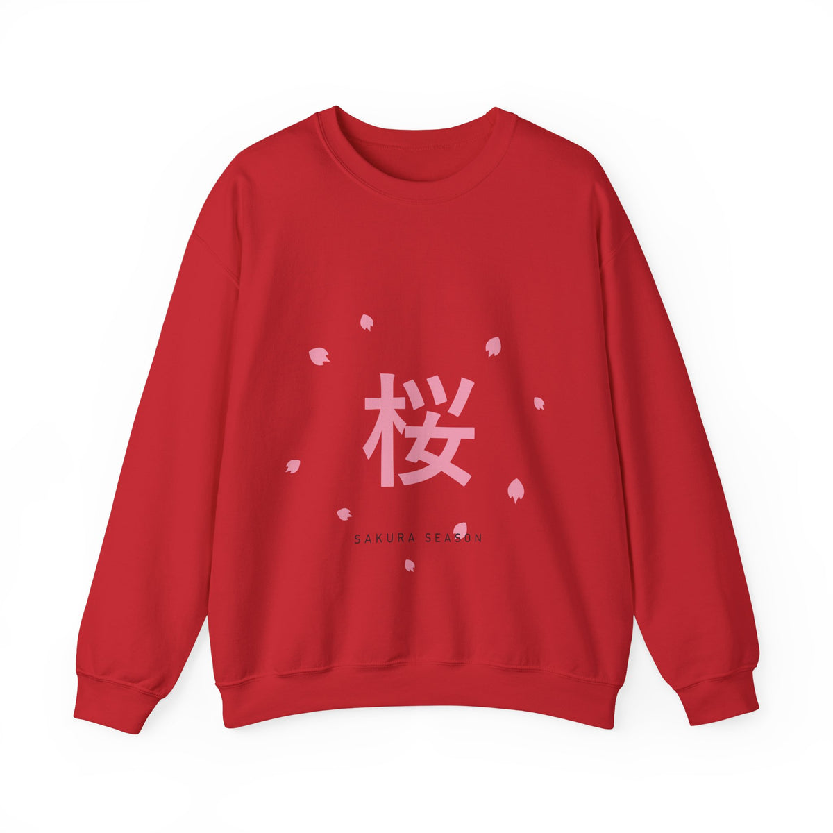 Sakura Season Sweatshirt in Red