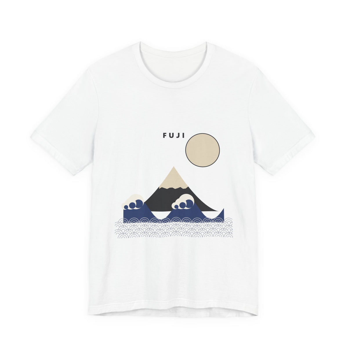 Fuji & Wave T-Shirt in White