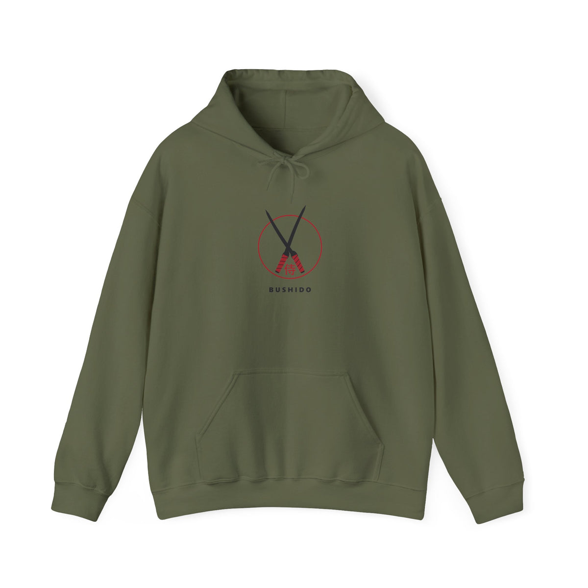 Bushido Hoodie in Military Green