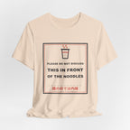 Please Do Not Discuss This In Front Of The Noodles Funny Anime T-Shirt - original anime design, view 9