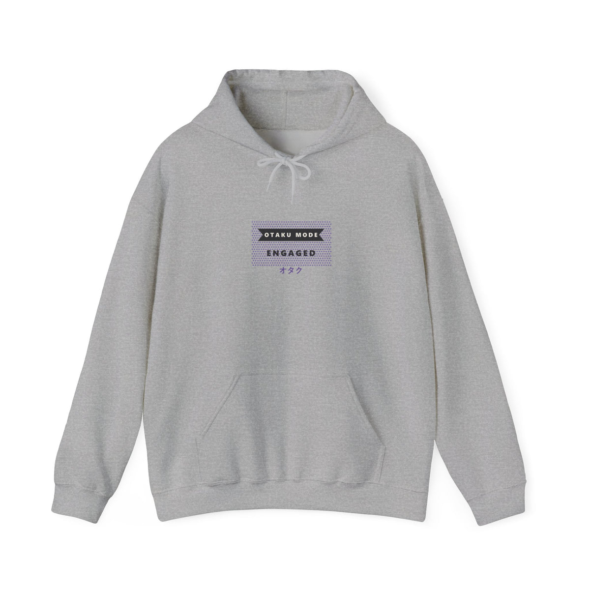 Otaku Mode Hoodie in Sport Grey