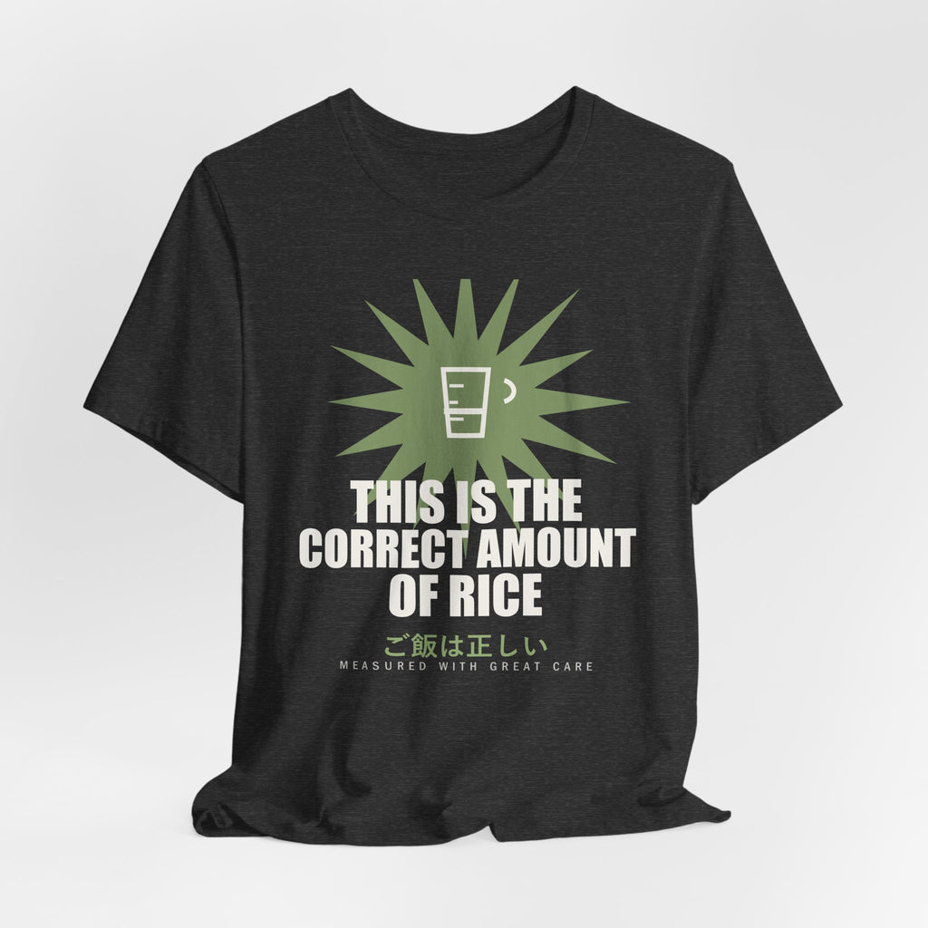 This Is The Correct Amount Of Rice Funny Anime T-Shirt - original anime design, view 18