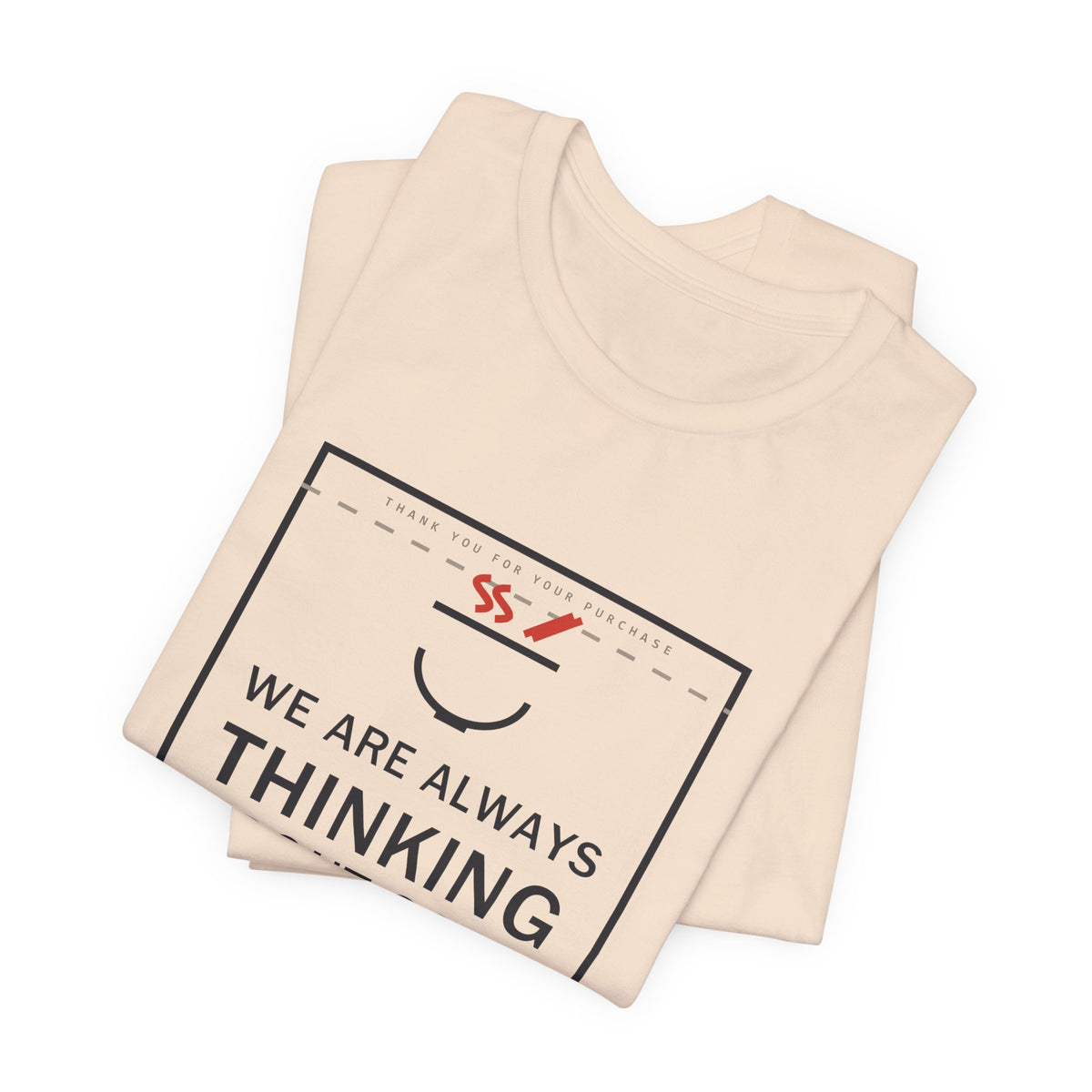 We Are Always Thinking About Soup Funny Anime T-Shirt - original anime design, view 8