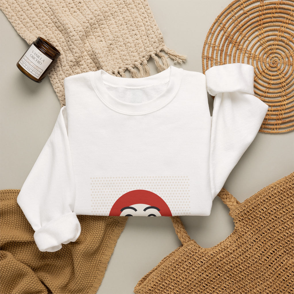 Daruma Wish Sweatshirt - original anime design, view 3