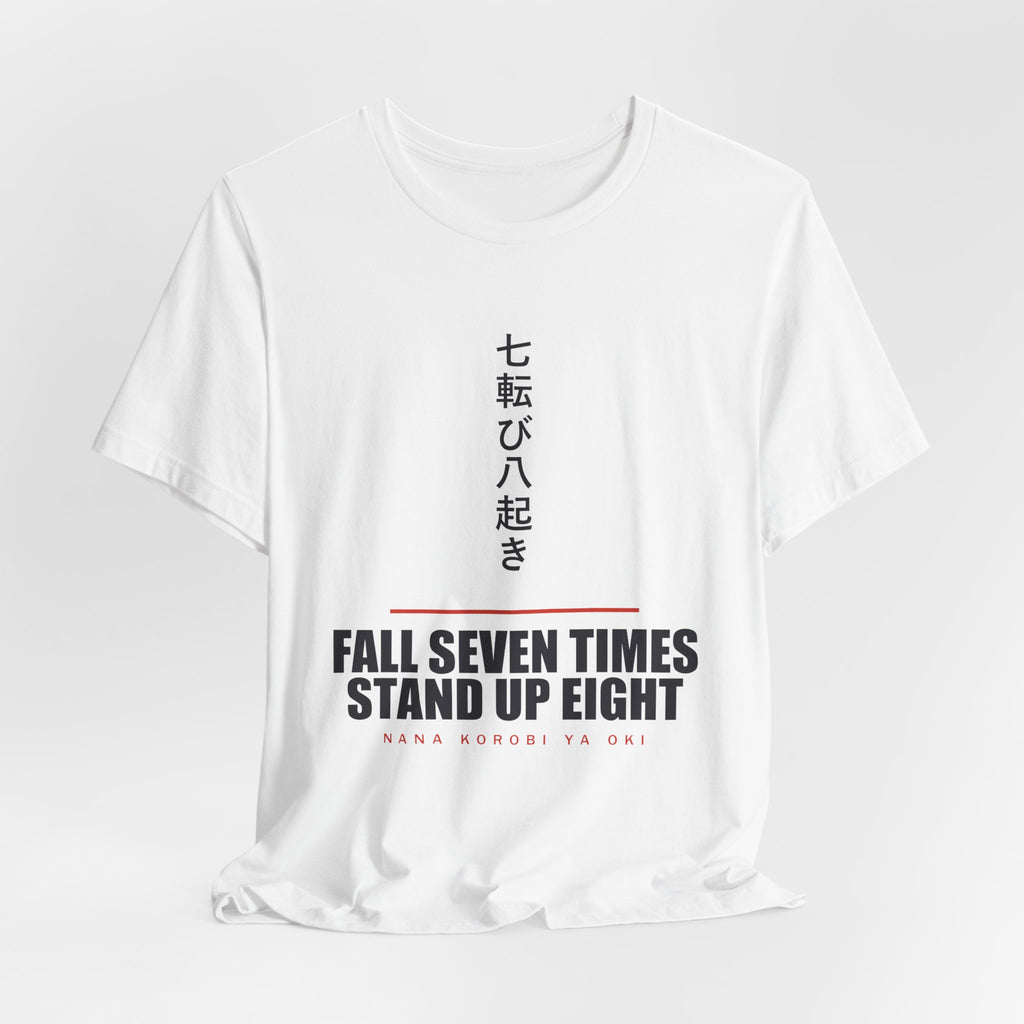 Fall Seven Times Anime T-Shirt - original anime design, view 4