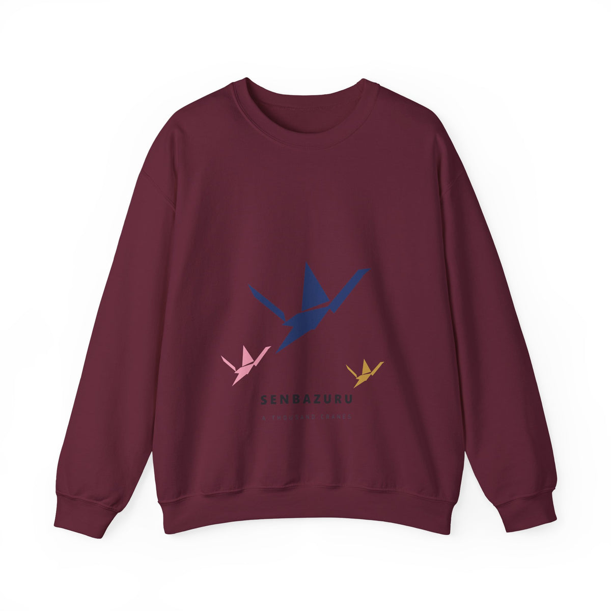Senbazuru Sweatshirt in Maroon