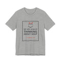 We Are Always Thinking About Soup Funny Anime T-Shirt in Athletic Heather