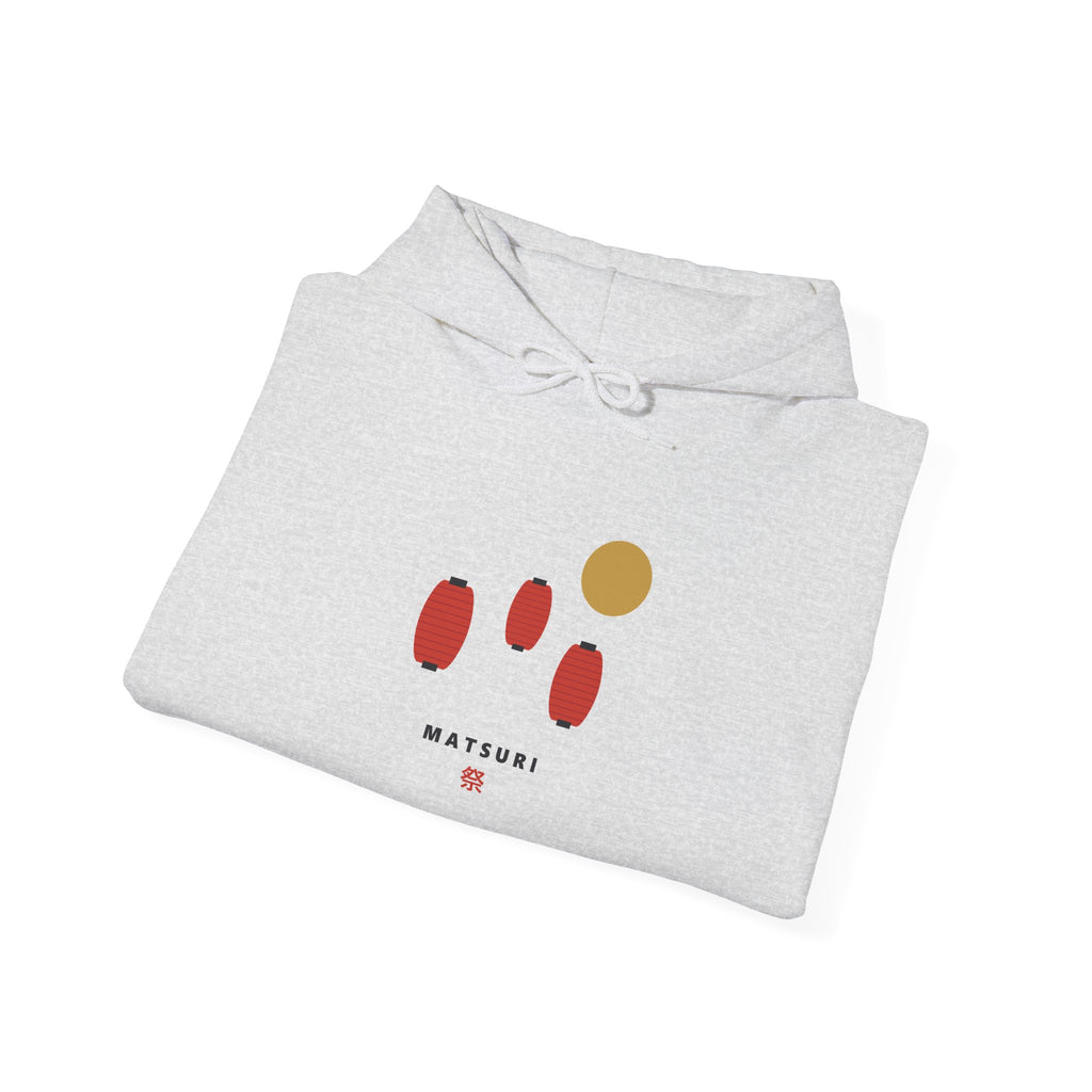 Matsuri Lanterns Hoodie - original anime design, view 6