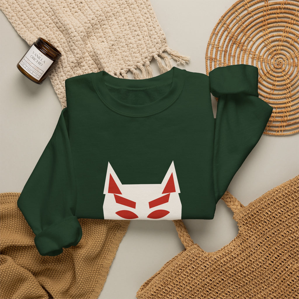 Kitsune Mask Sweatshirt - original anime design, view 30