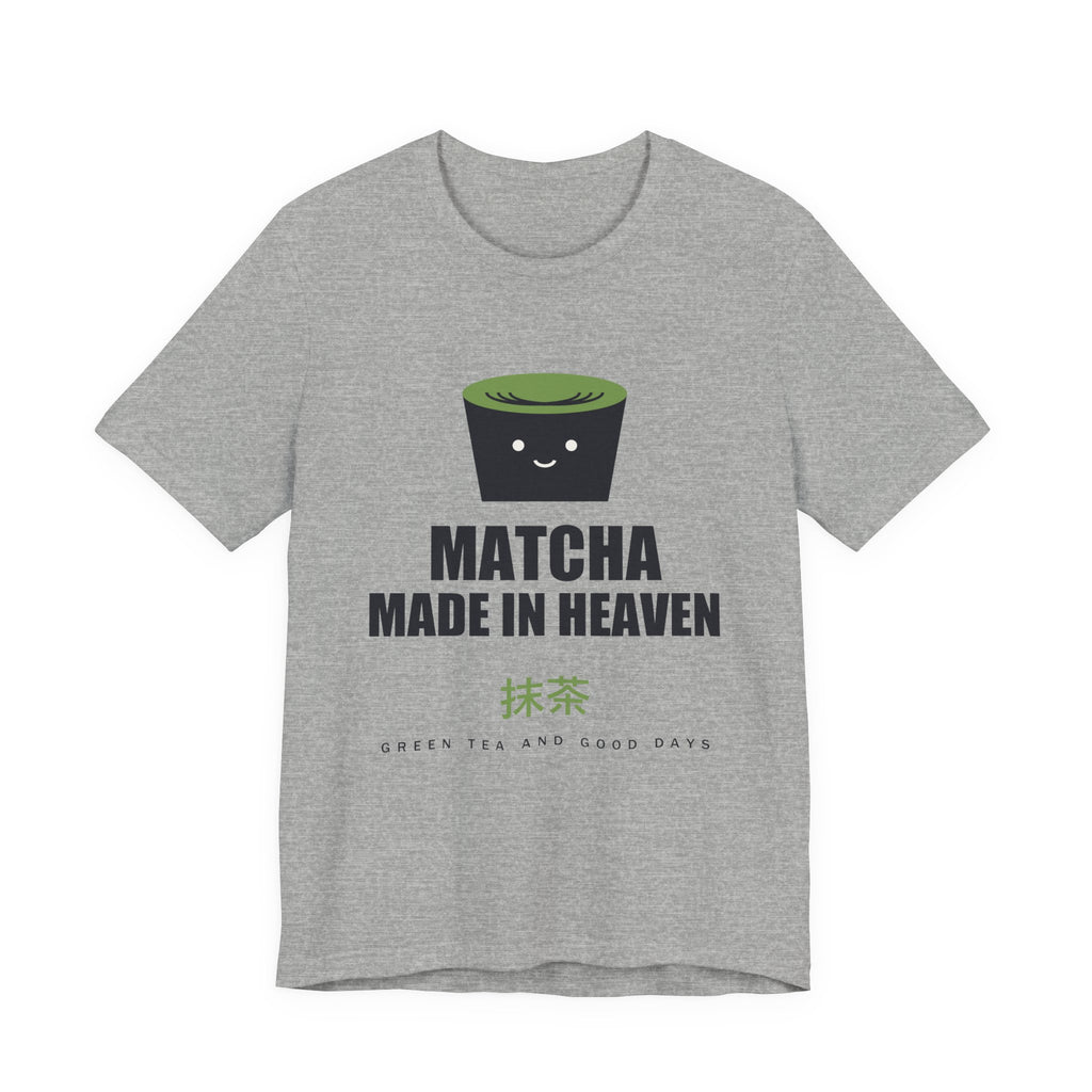 Matcha Made In Heaven Anime T-Shirt in Athletic Heather