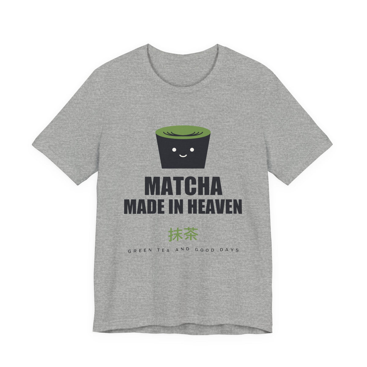 Matcha Made In Heaven Anime T-Shirt in Athletic Heather