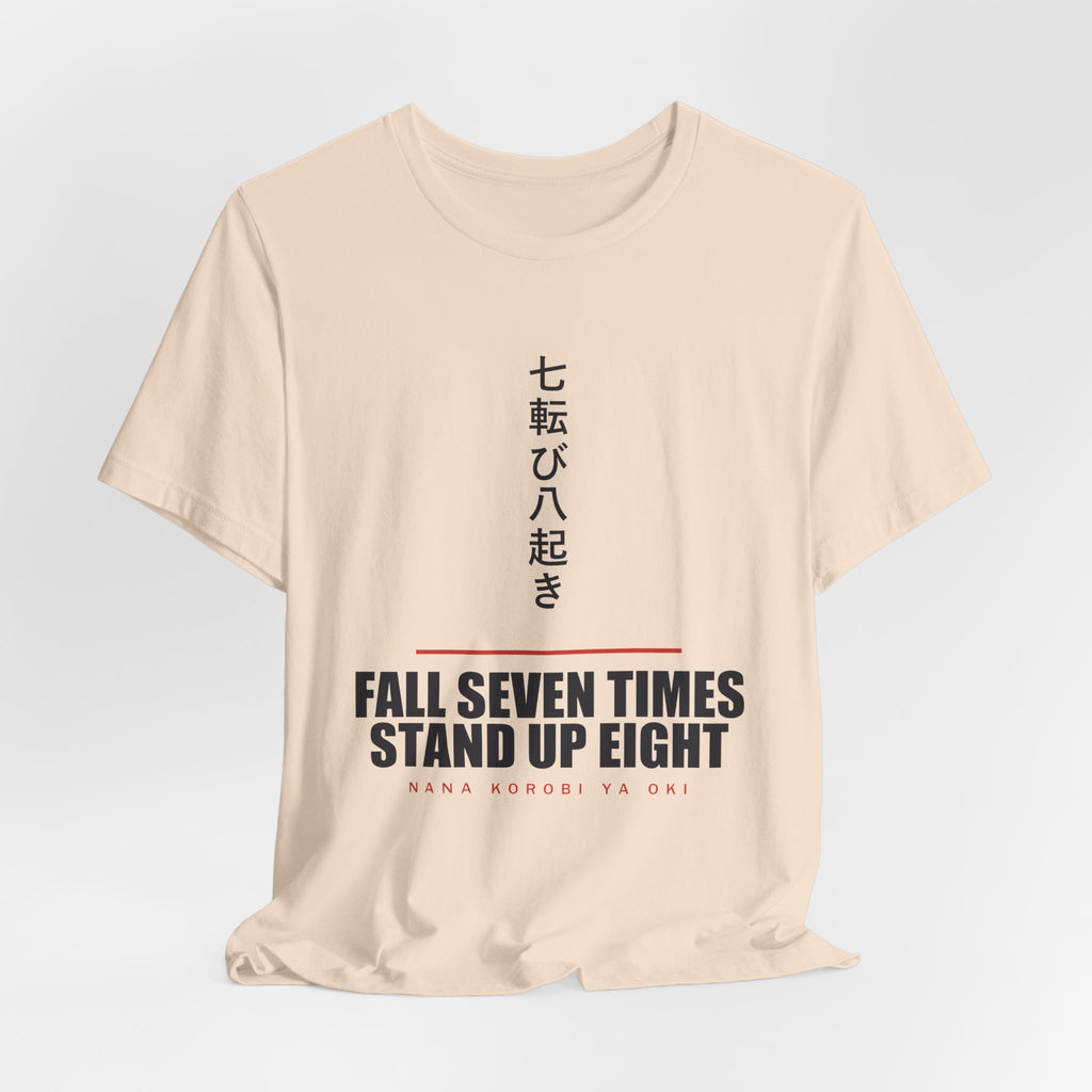 Fall Seven Times Anime T-Shirt - original anime design, view 10