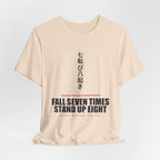 Fall Seven Times Anime T-Shirt - original anime design, view 10