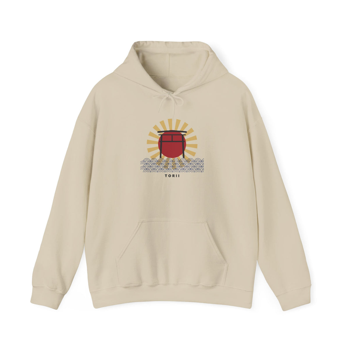 Torii Gate Hoodie in Sand