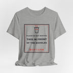 Please Do Not Discuss This In Front Of The Noodles Funny Anime T-Shirt - original anime design, view 15