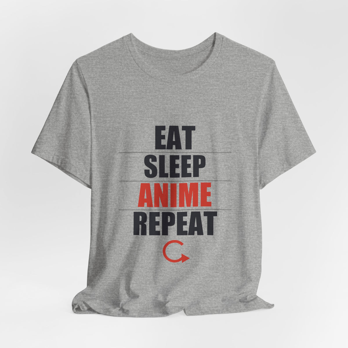 Eat Sleep Anime Repeat T-Shirt - original anime design, view 16