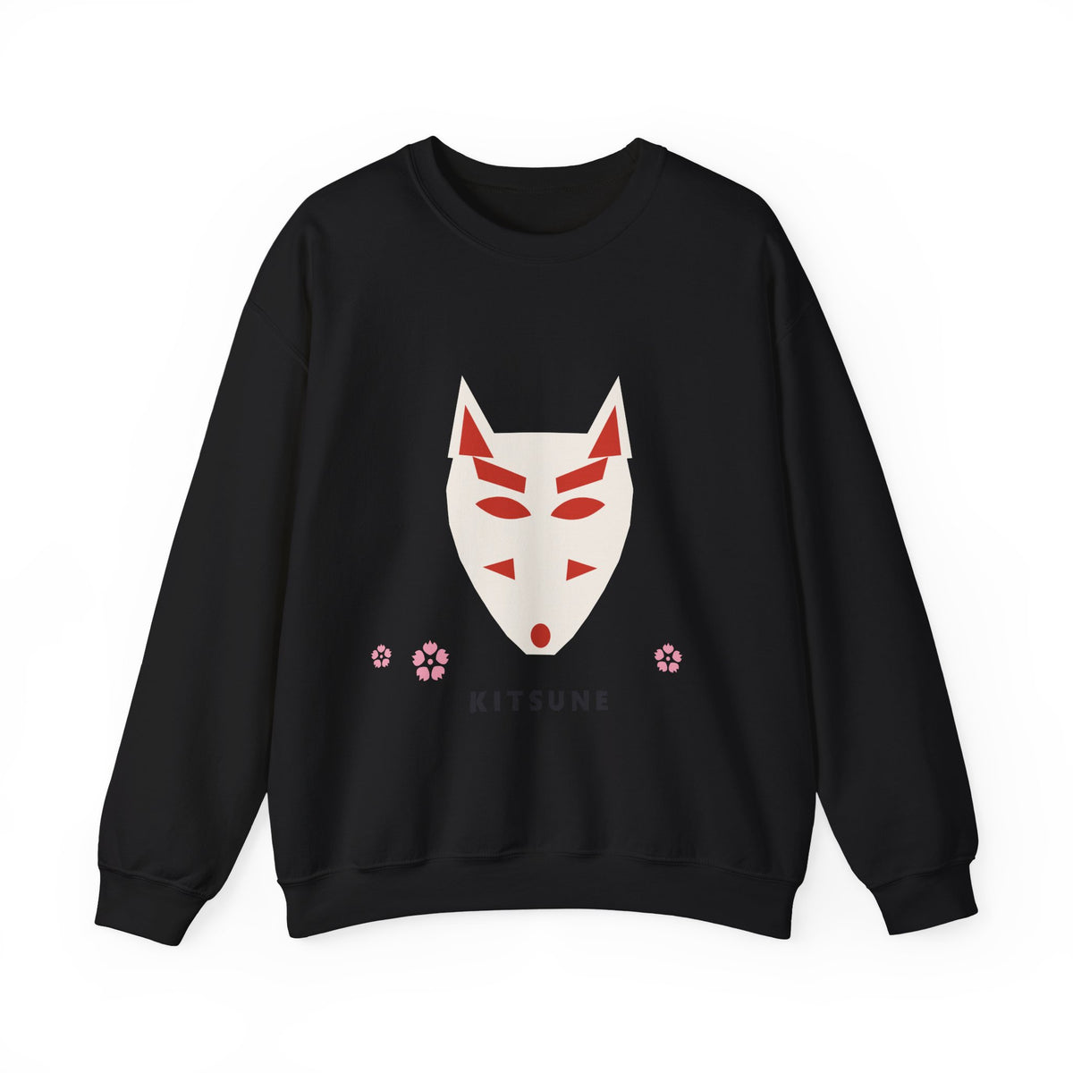 Kitsune Mask Sweatshirt in Black