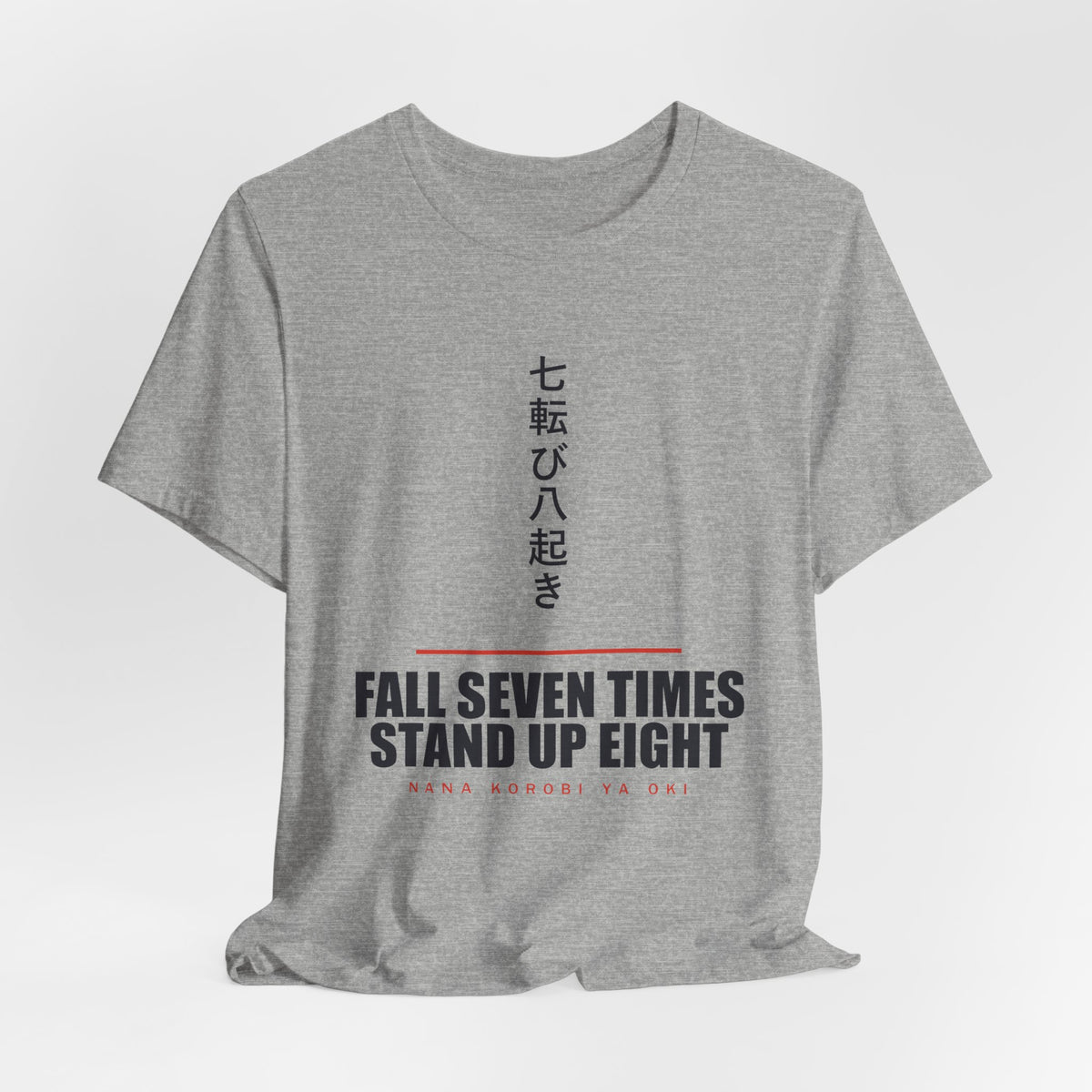 Fall Seven Times Anime T-Shirt - original anime design, view 16