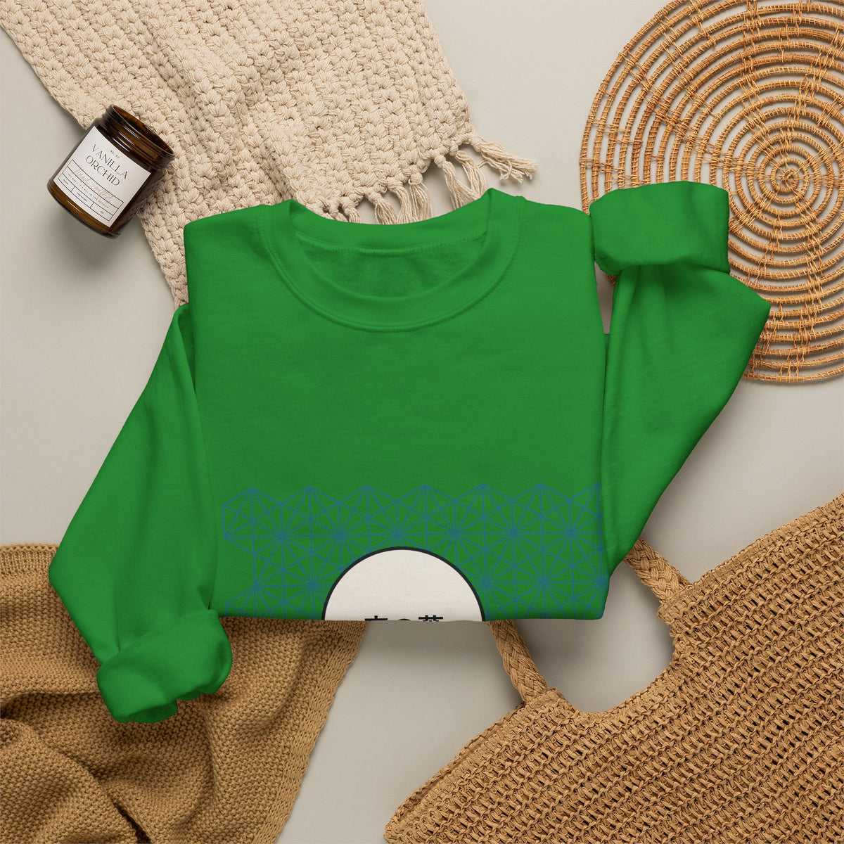 Asanoha Sweatshirt - original anime design, view 33