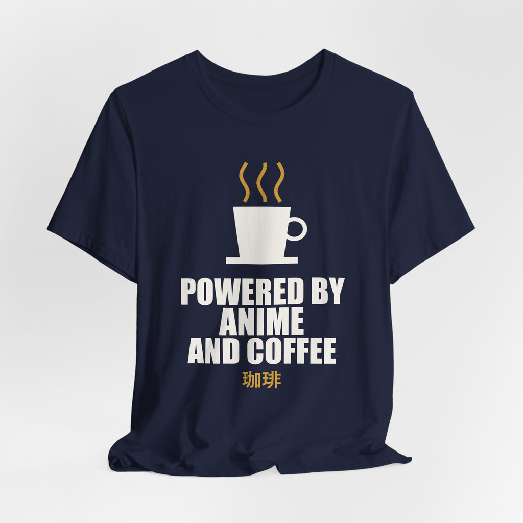Powered By Anime And Coffee T-Shirt - original anime design, view 22