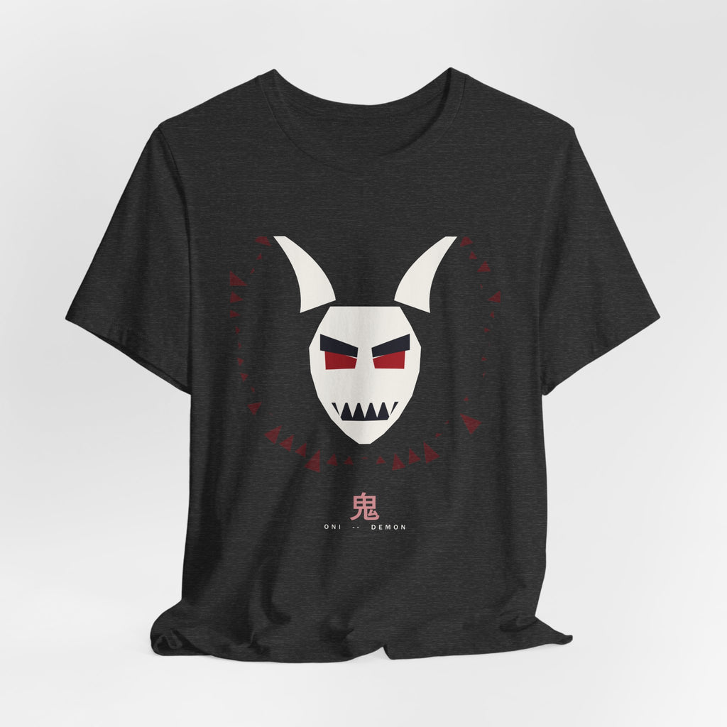 Oni Mask Anime T-Shirt - original anime design, view 19