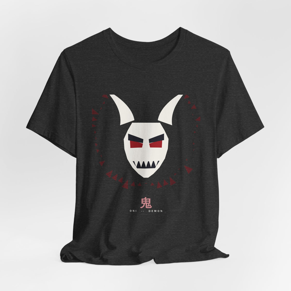 Oni Mask Anime T-Shirt - original anime design, view 19
