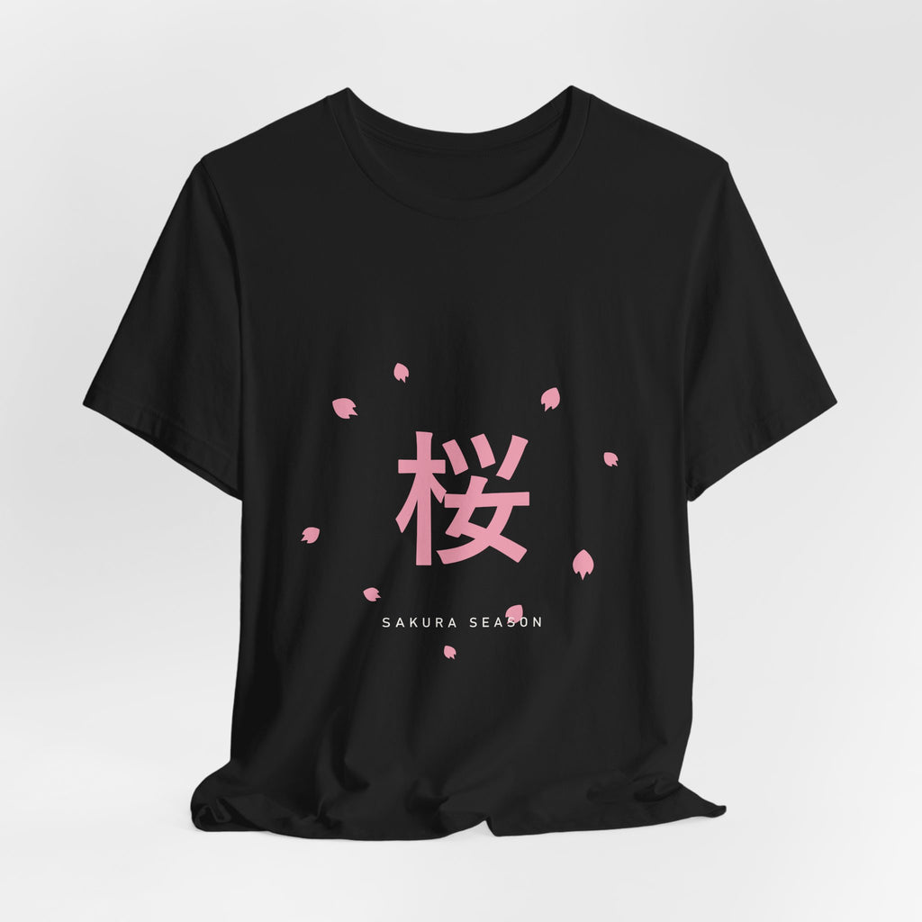 Sakura Season T-Shirt - original anime design, view 3