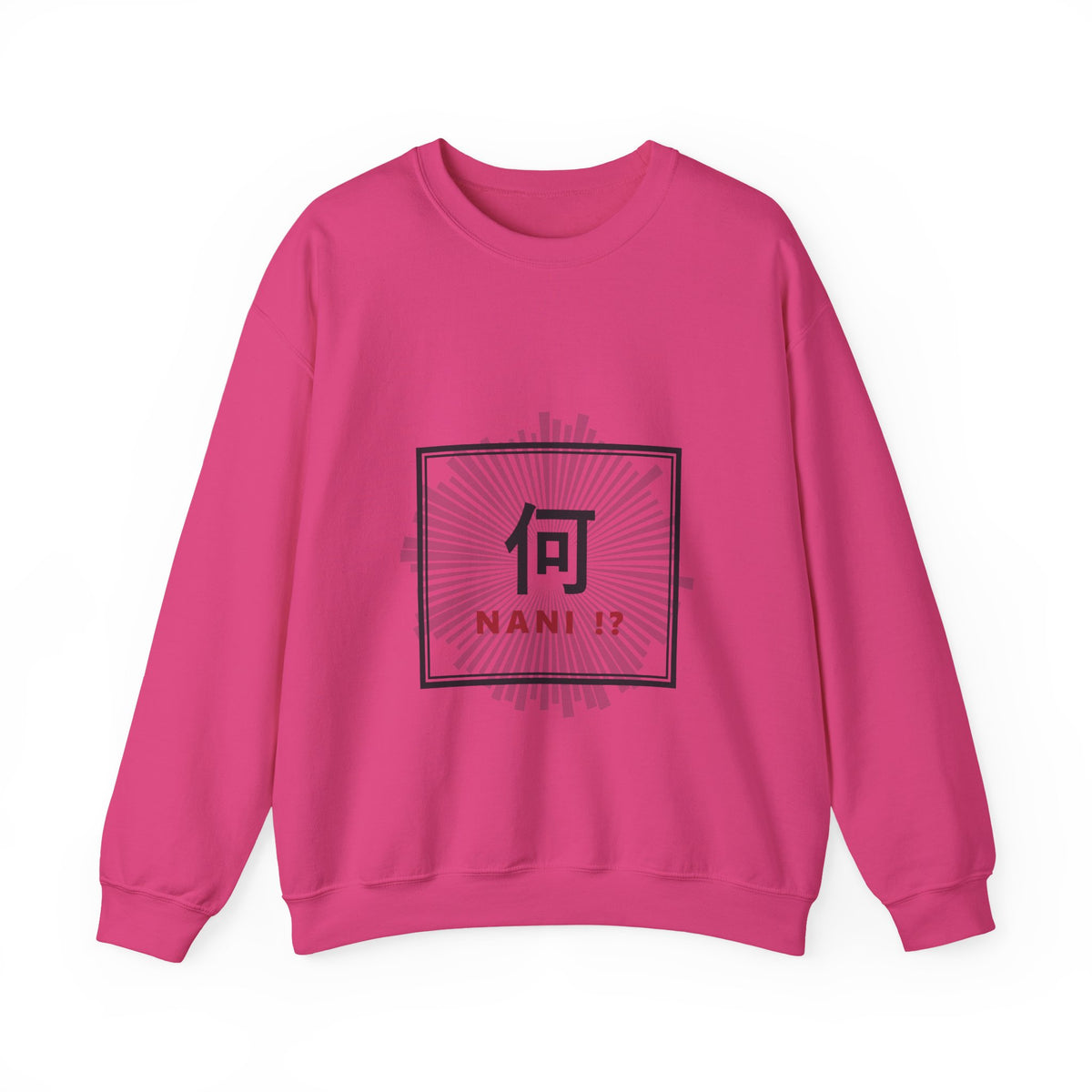 Nani!? Sweatshirt in Heliconia