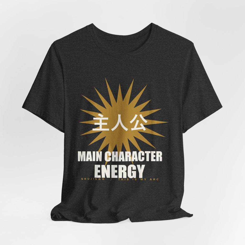 Main Character Energy Anime T-Shirt - original anime design, view 19