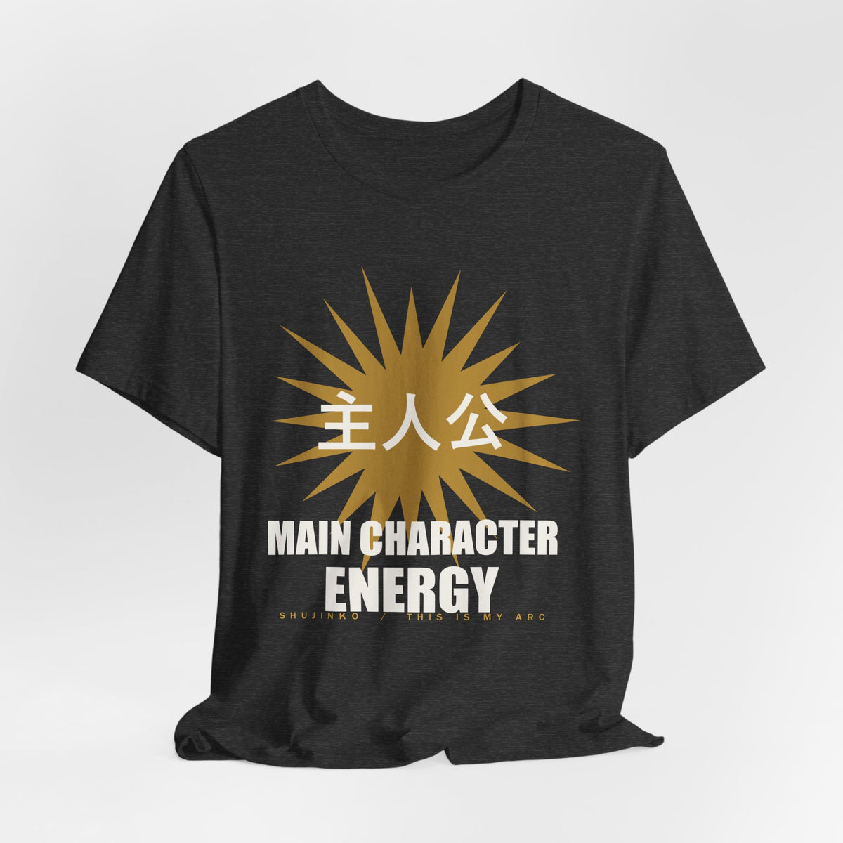 Main Character Energy Anime T-Shirt - original anime design, view 19