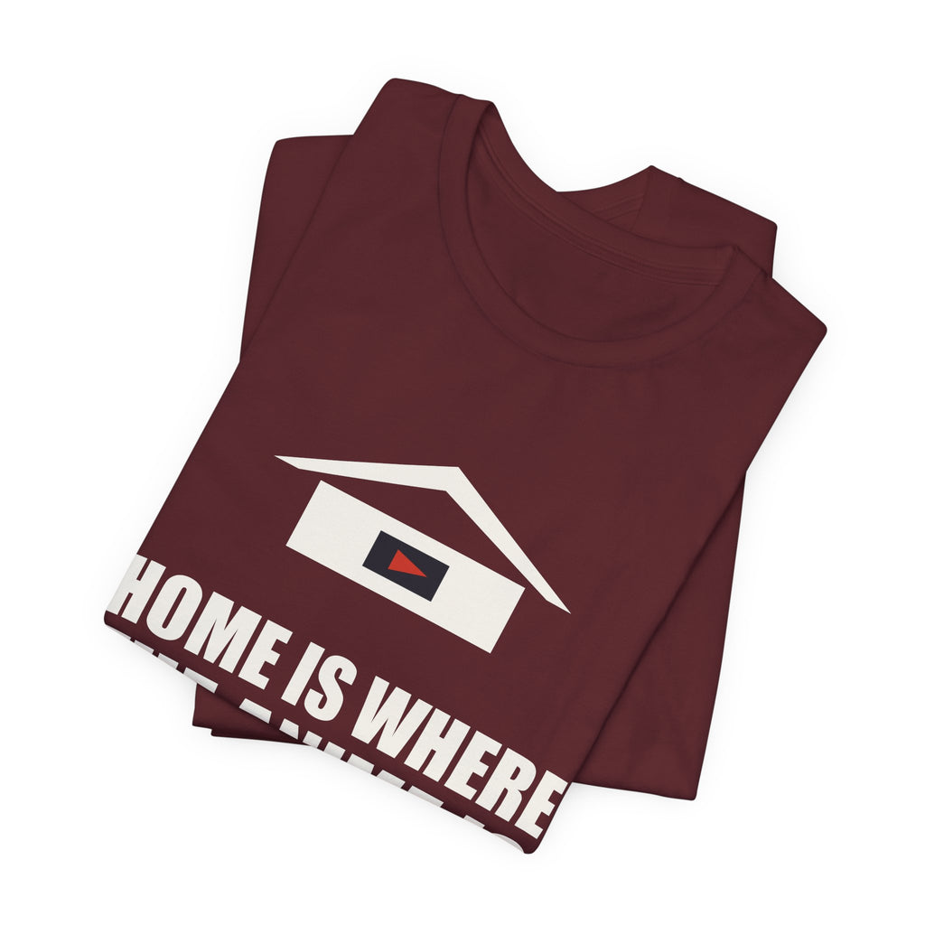 Home Is Where The Anime Is T-Shirt - original anime design, view 24