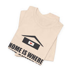 Home Is Where The Anime Is T-Shirt - original anime design, view 9