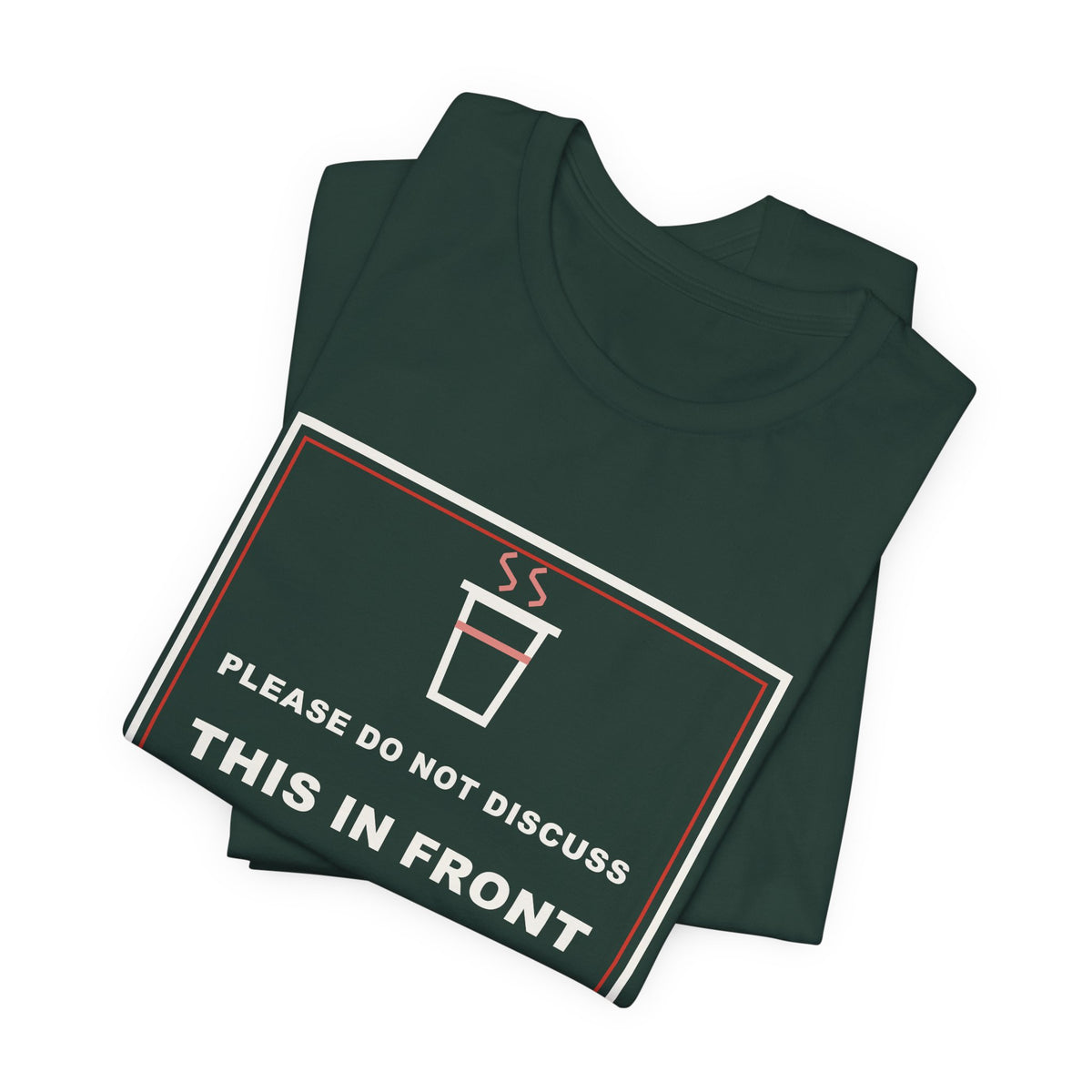 Please Do Not Discuss This In Front Of The Noodles Funny Anime T-Shirt - original anime design, view 11