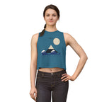 Fuji & Wave Crop Top - original anime design, view 17