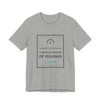 Currently Experiencing A Medium Amount Of Feelings Funny Anime T-Shirt in Athletic Heather