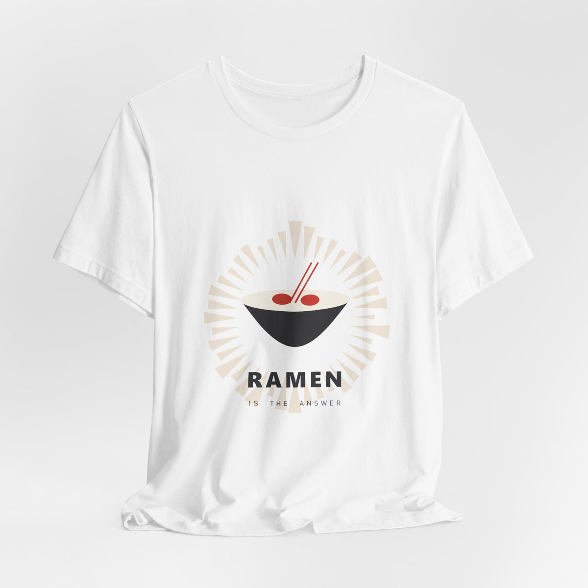 Ramen Is The Answer T-Shirt - original anime design, view 15