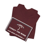 Today The Wind Has Been Extremely Unprofessional Funny Anime T-Shirt - original anime design, view 23