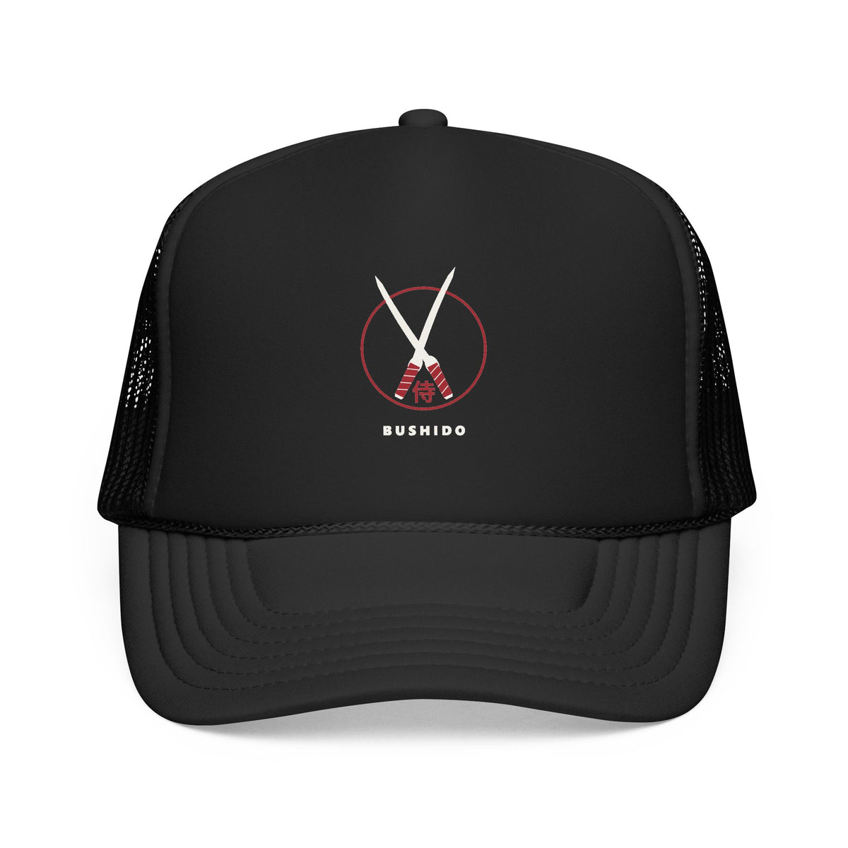 Bushido Trucker Cap in Black