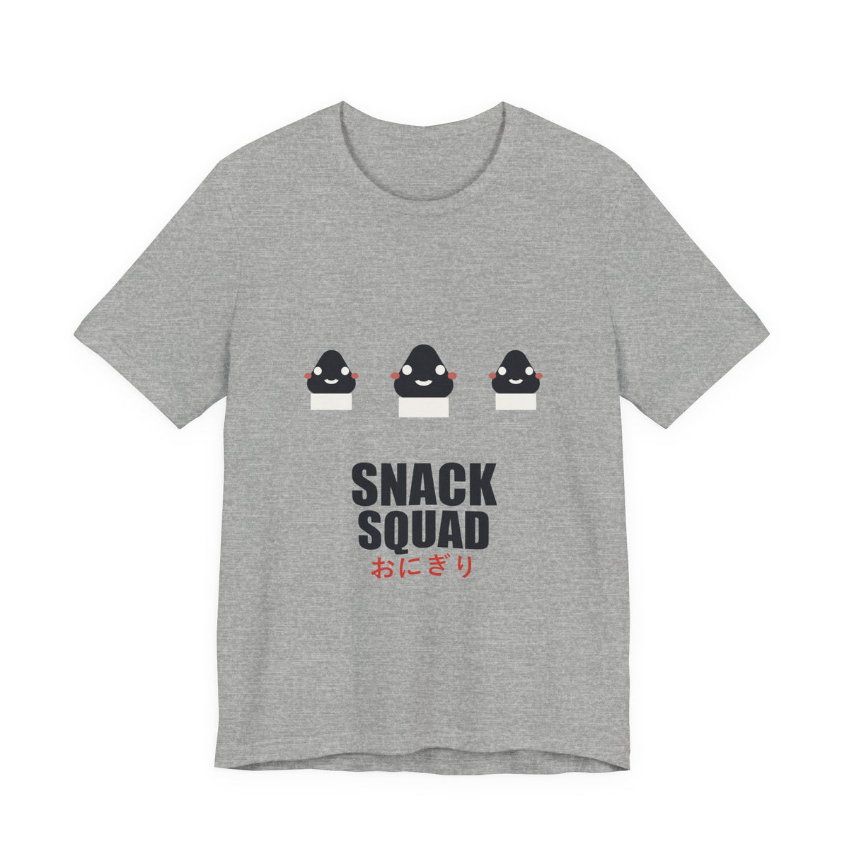 Snack Squad Anime T-Shirt in Athletic Heather