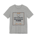 Let's Enjoy Delicious Time Funny Anime T-Shirt in Athletic Heather