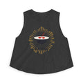 Ramen Is The Answer Crop Top in Dark Grey Heather